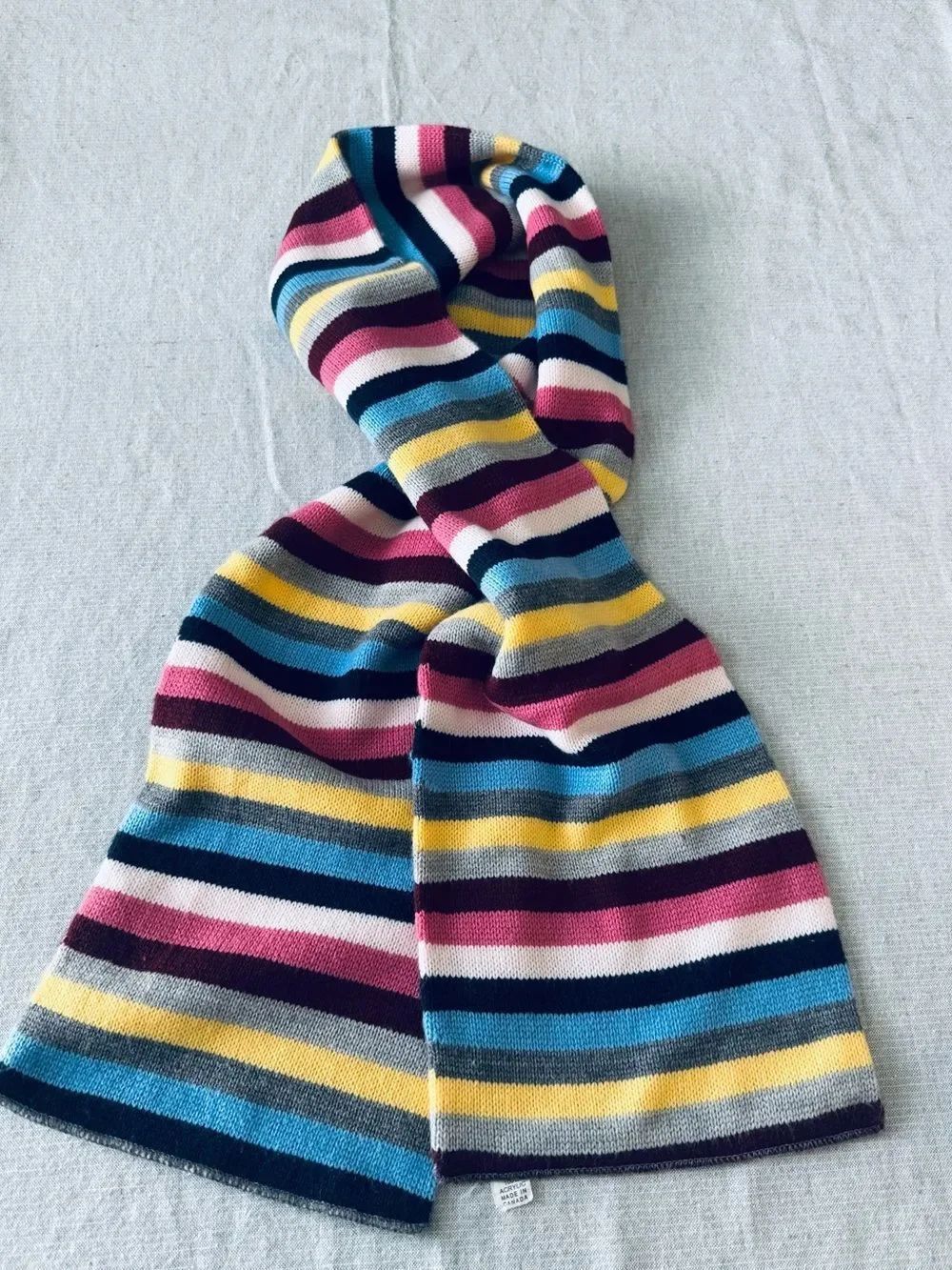 Aeropostale Multicolor Stripe Fall Winter Scarf